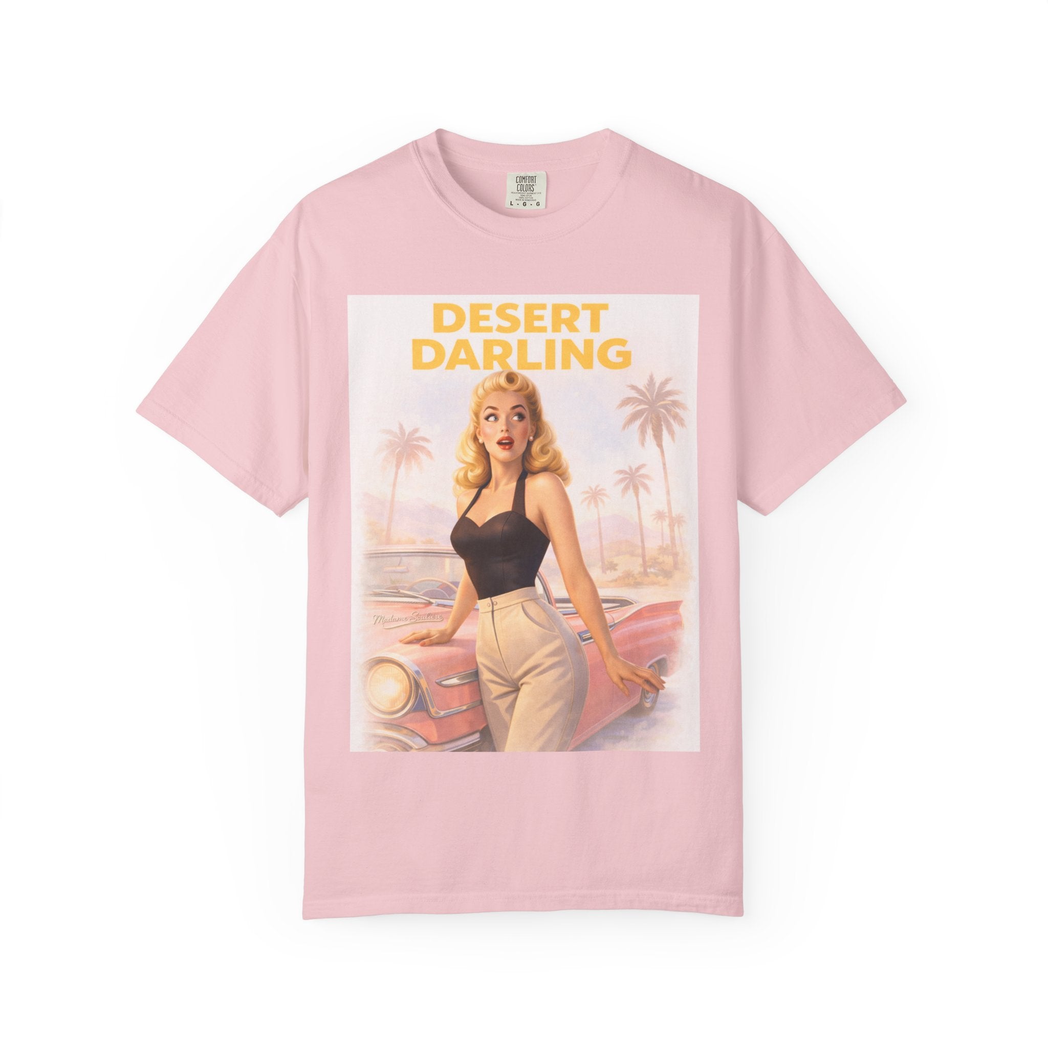 Desert Darling – Retro Pin-Up Graphic T-Shirt