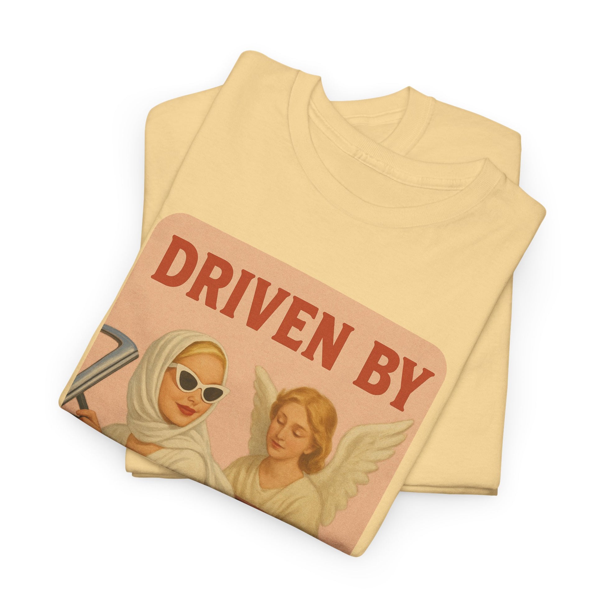 Driven by Soul 444 – Angel Number Retro Graphic Tee | Unisex Vintage Empowerment Shirt - Madame Soulière