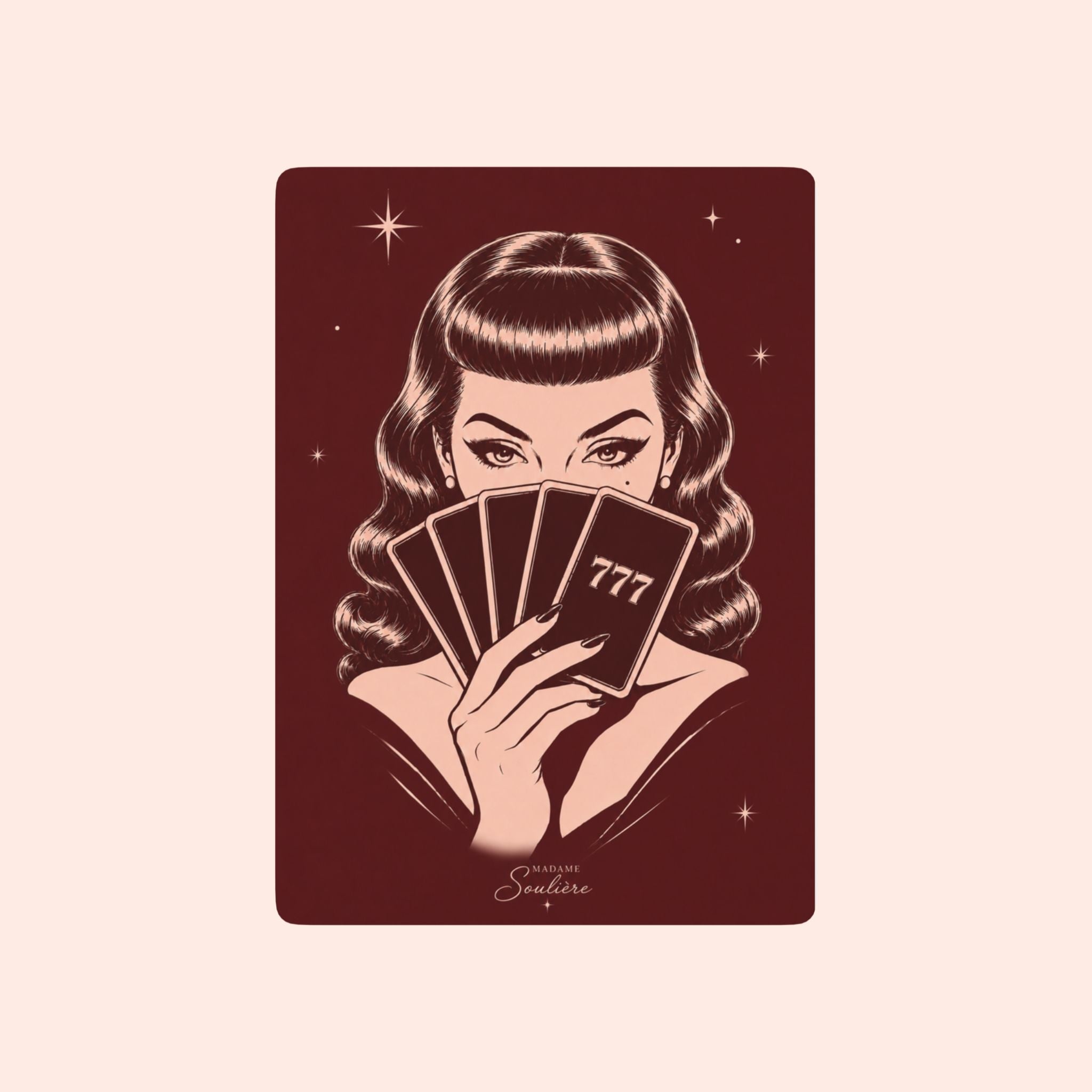 Vintage Femme Fatale Poker Playing Cards — Retro Pinup Deck