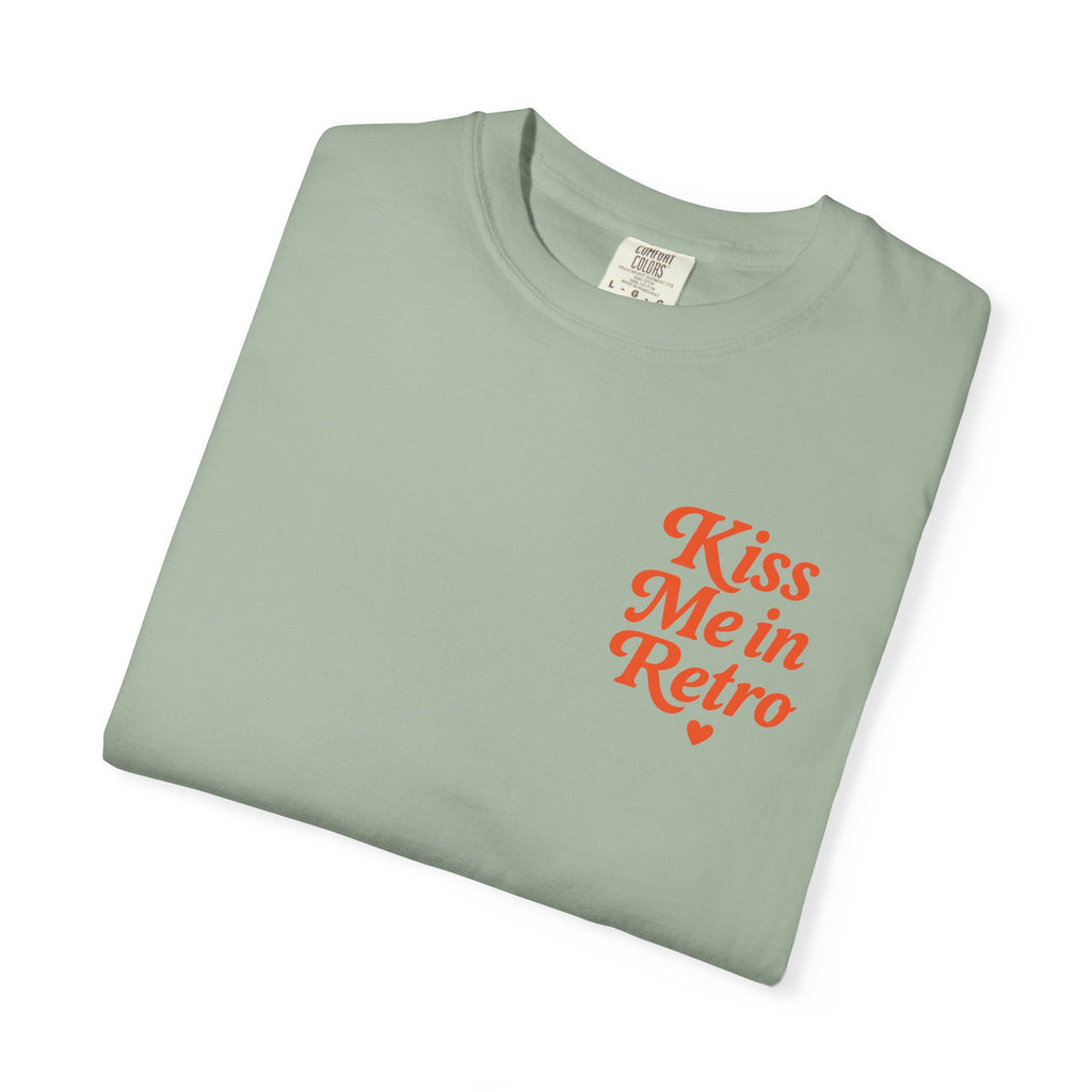 Kiss Me in Retro Graphic T-Shirt – Vintage Mini Motif Unisex Tee