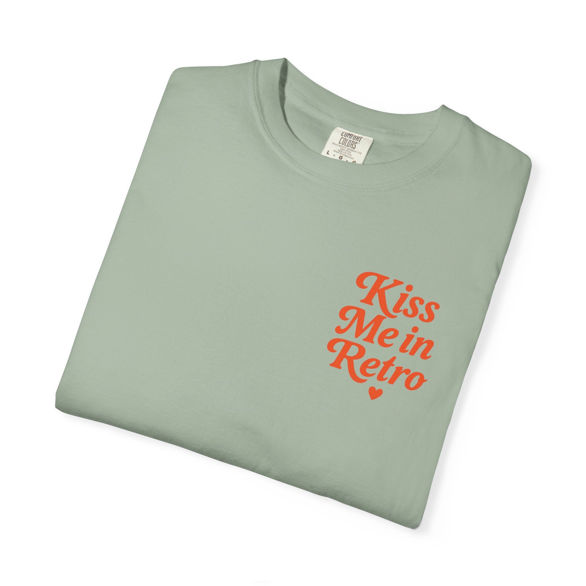 Kiss Me in Retro Graphic T-Shirt – Vintage Mini Motif Unisex Tee
