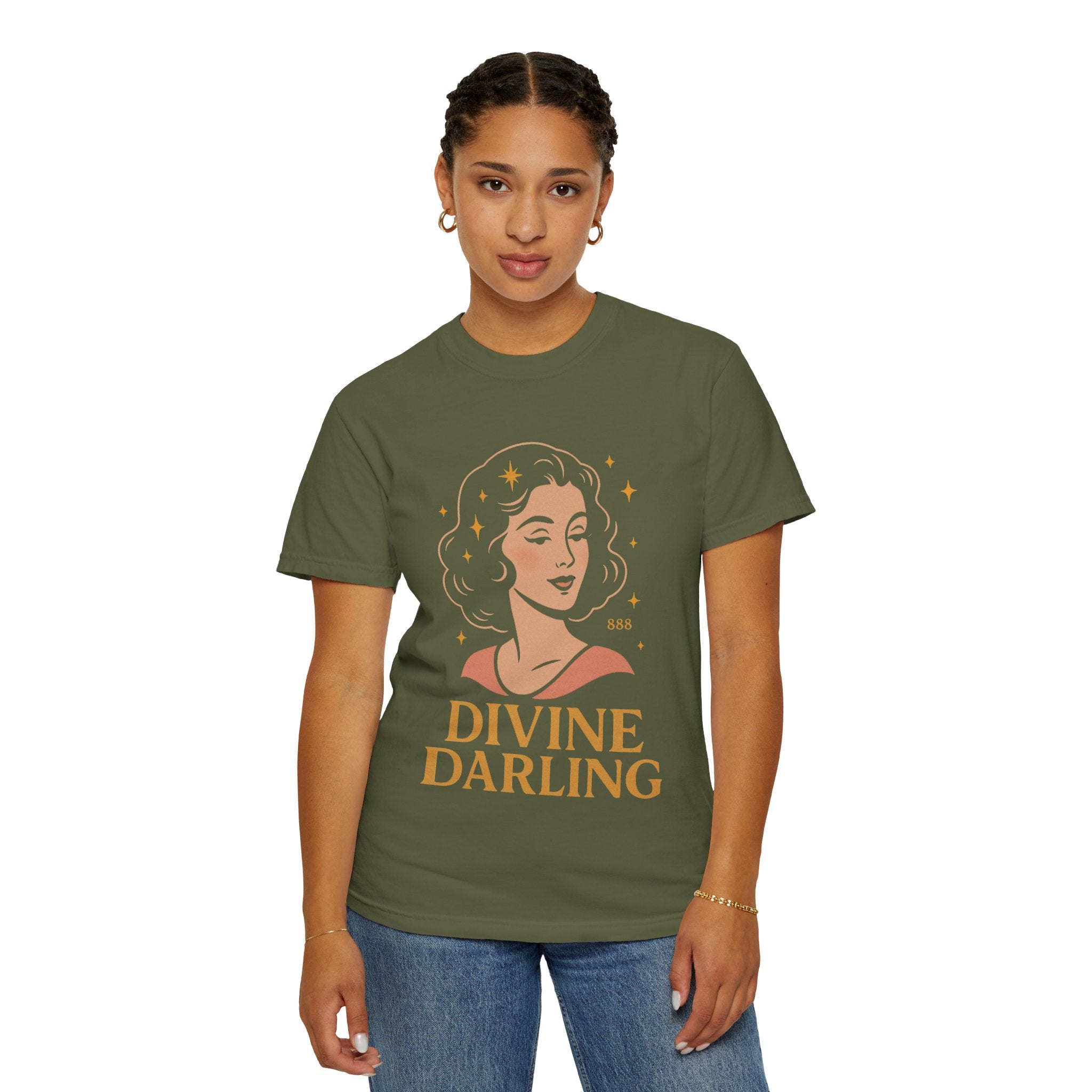 Divine Darling – Retro Pin-Up Vintage T-Shirt
