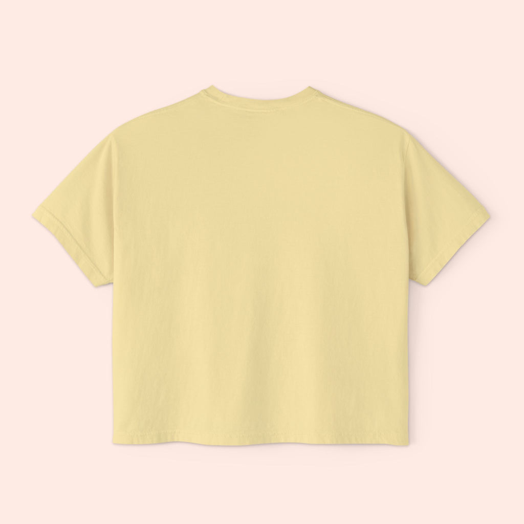 Cosmic Feminine Frequency – Retro Pin-Up Vintage Boxy T-Shirt