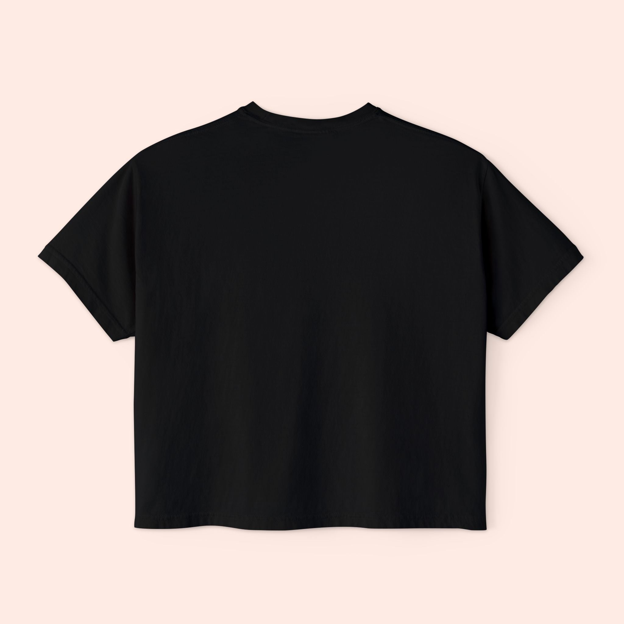Spiritual but Spicy – Retro Mini Print Boxy T-Shirt