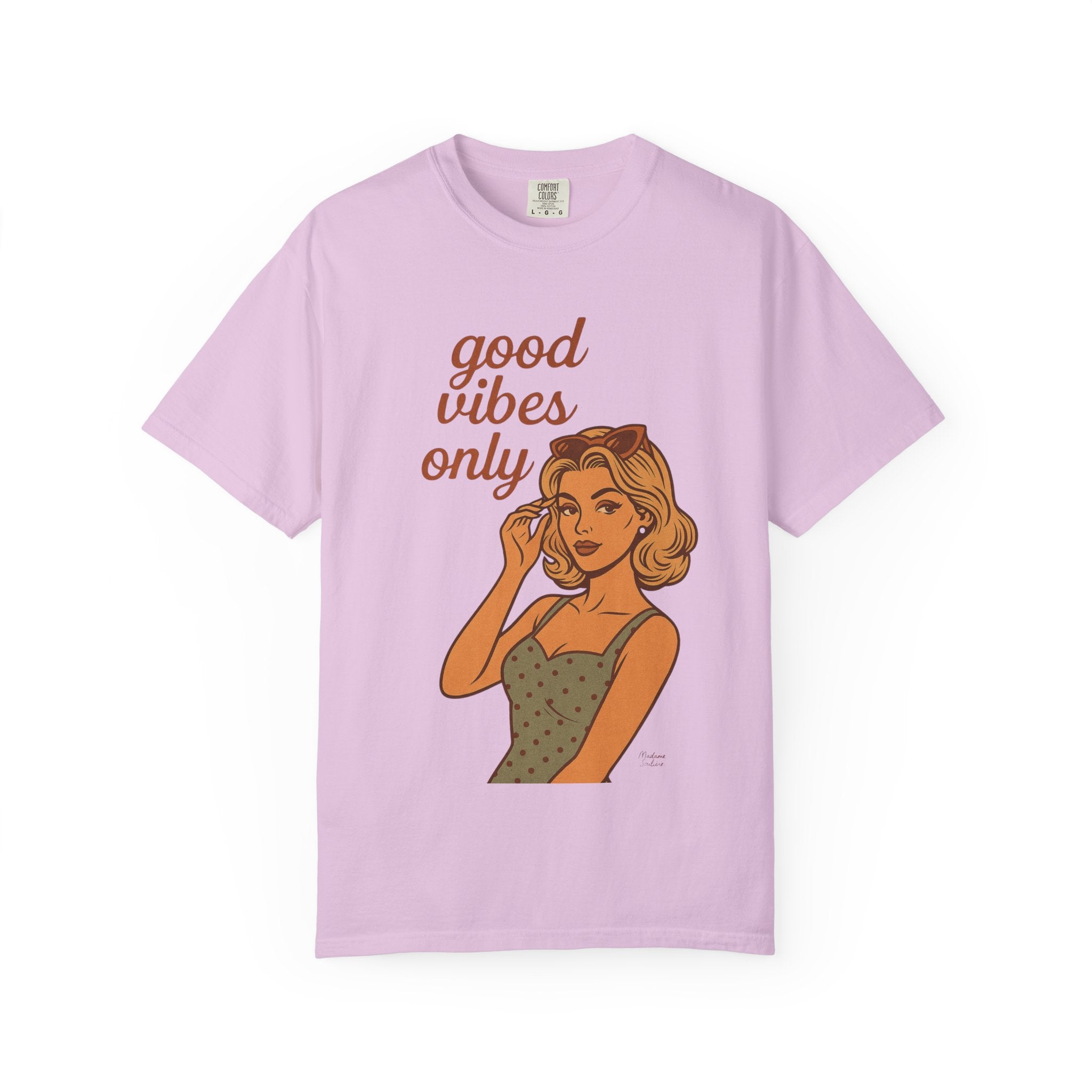 Good Vibes Only – Retro Pin-Up Vintage T-Shirt