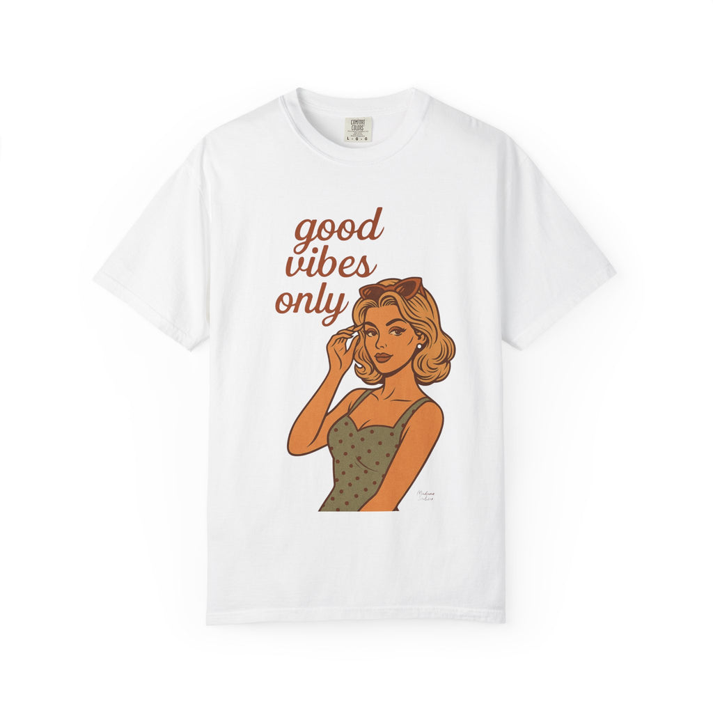 Good Vibes Only – Retro Pin-Up Vintage T-Shirt