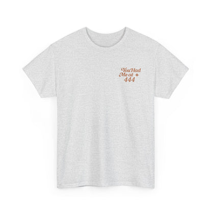 You Had Me at 444 – Retro Angel Number Mini Graphic Tee | Unisex Vintage Spiritual Shirt - Madame Soulière