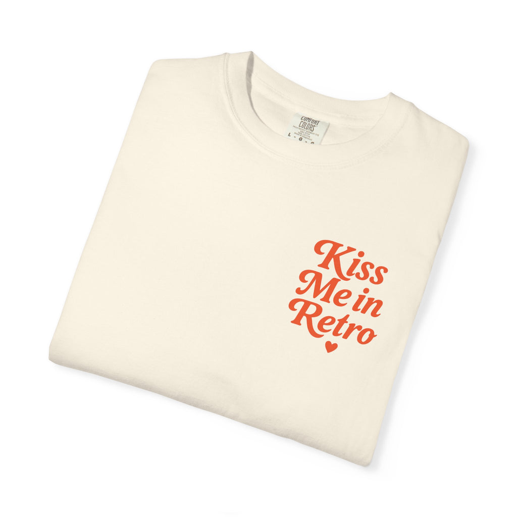 Kiss Me in Retro Graphic T-Shirt – Vintage Mini Motif Unisex Tee
