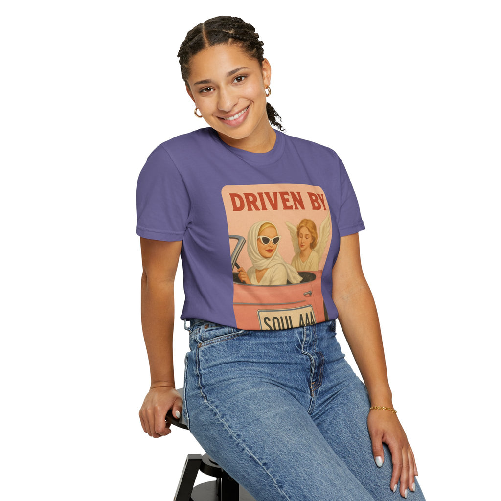 Driven by Soul 444 Graphic T-Shirt – Spiritual Retro Angel Number Unisex Tee
