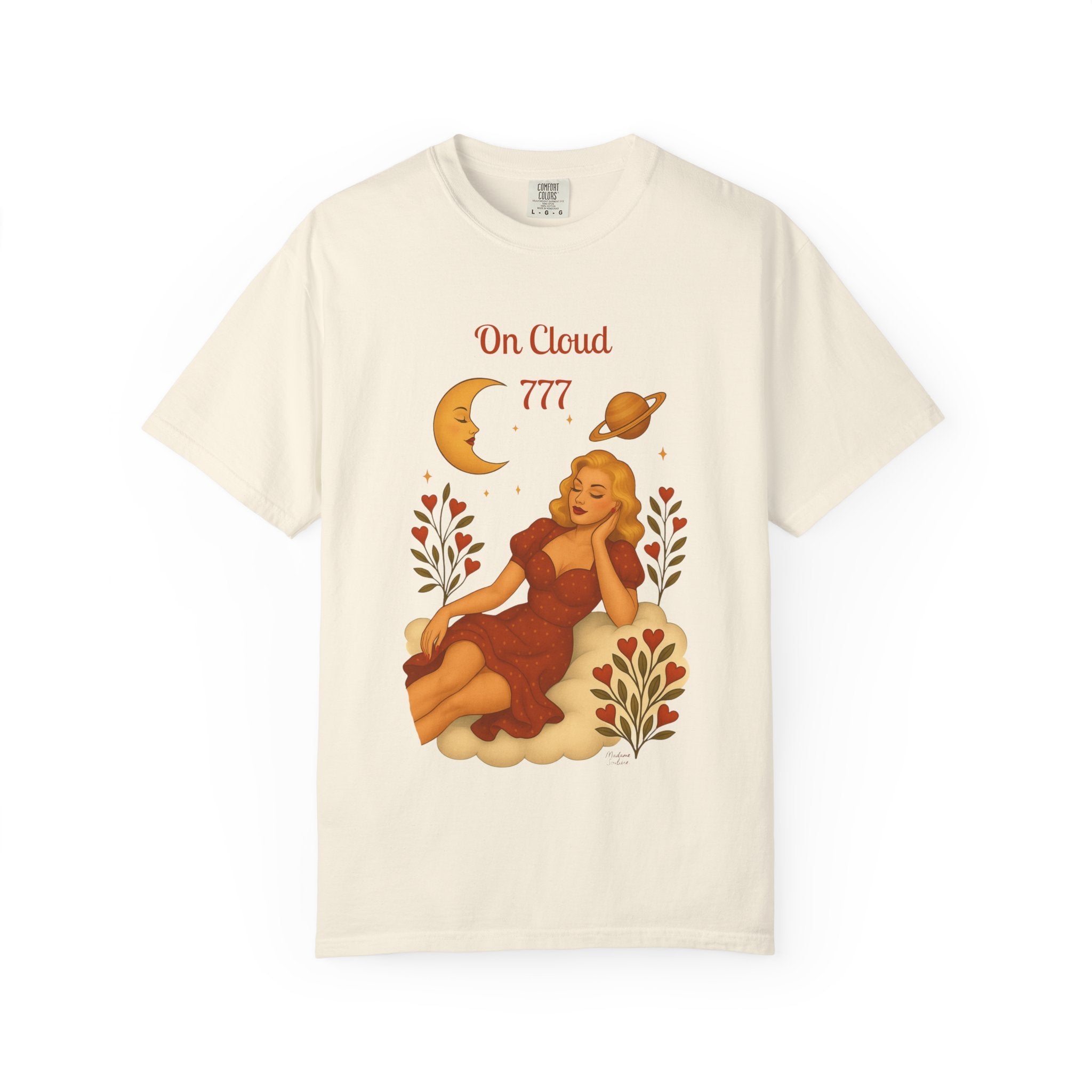On Cloud 777 – Retro Divine Feminine Vintage T-Shirt