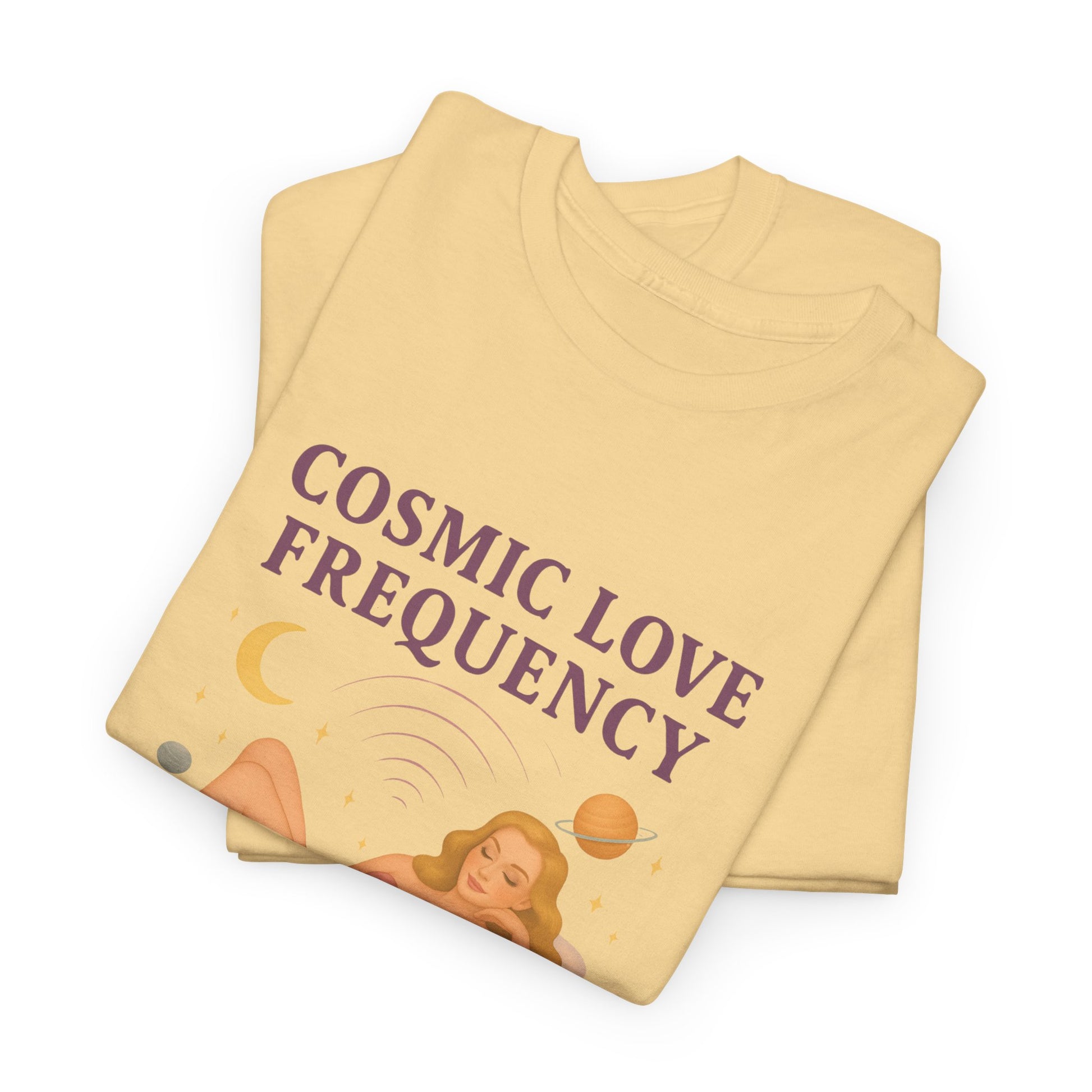 Cosmic Love Frequency 963 Hz Unisex T-Shirt – Retro Vintage Spiritual Graphic Tee, Angel Number Vibes, Feminine Pin Up Inspired Top - Madame Soulière