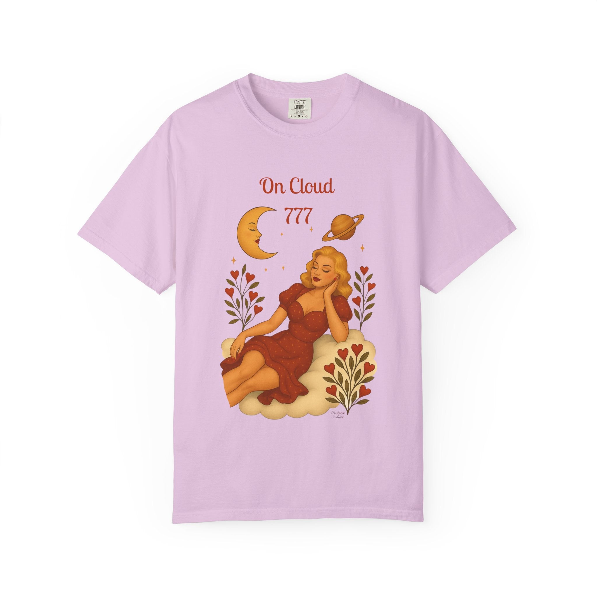 On Cloud 777 – Retro Divine Feminine Vintage T-Shirt