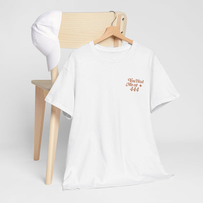 You Had Me at 444 – Retro Angel Number Mini Graphic Tee | Unisex Vintage Spiritual Shirt - Madame Soulière