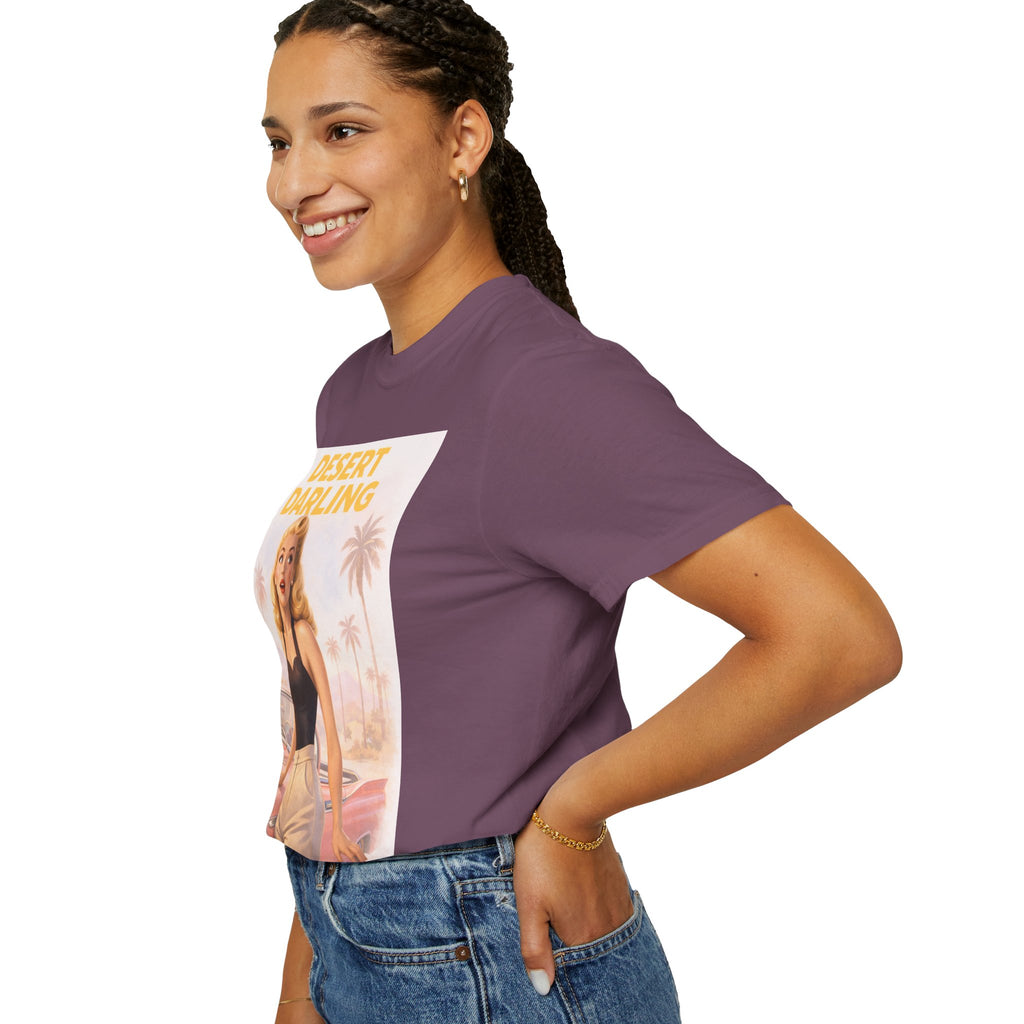 Desert Darling – Retro Pin-Up Graphic T-Shirt