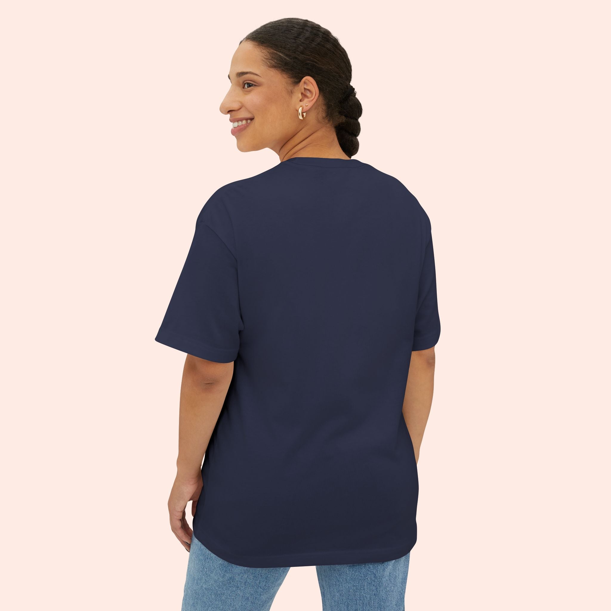 Screen Queen Long Boxy Shirt – Vintage 1950s Palm Springs Graphic Tee