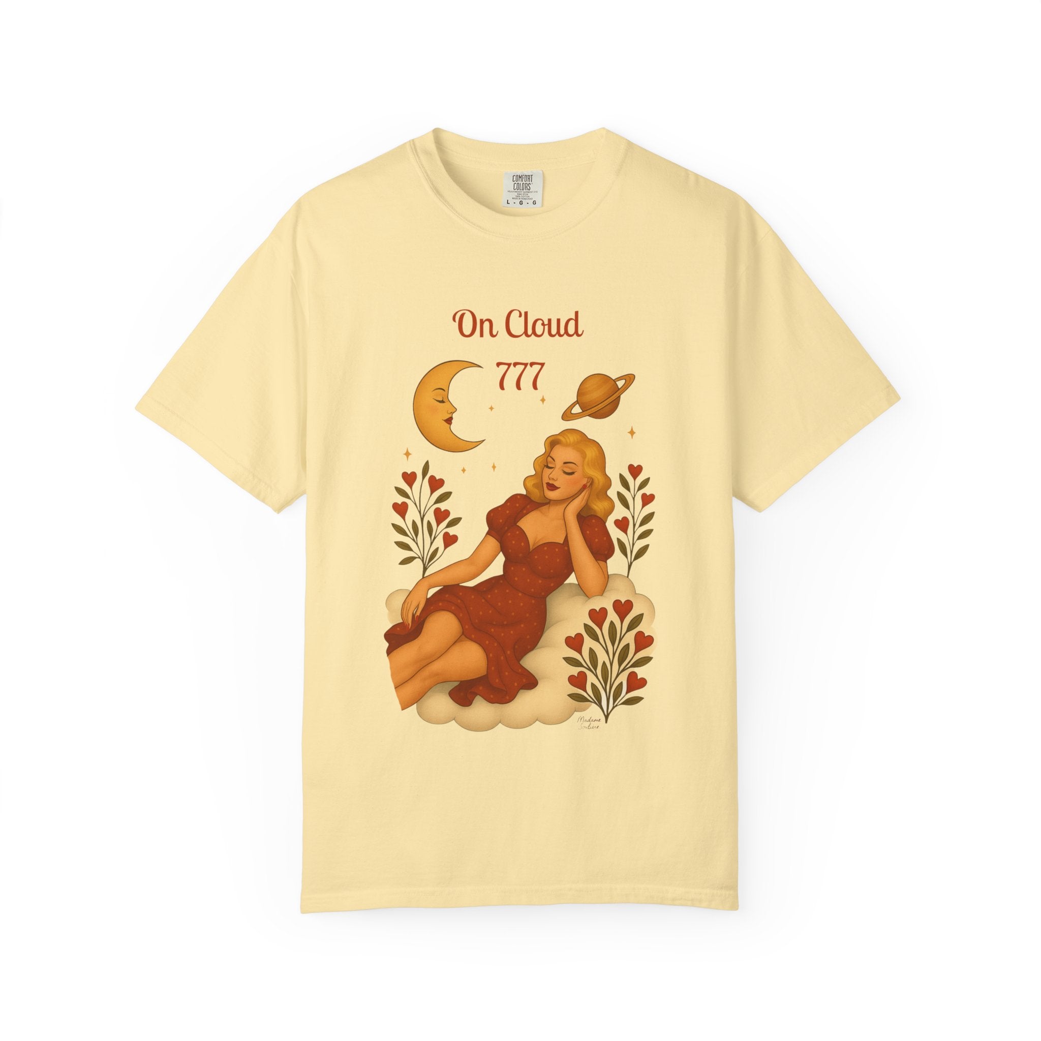 On Cloud 777 – Retro Divine Feminine Vintage T-Shirt
