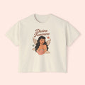 Divine Feminine - Retro Pin Up Celestial Graphic Boxy T-Shirt