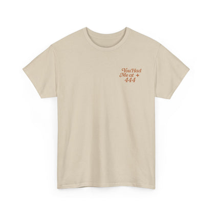 You Had Me at 444 – Retro Angel Number Mini Graphic Tee | Unisex Vintage Spiritual Shirt - Madame Soulière