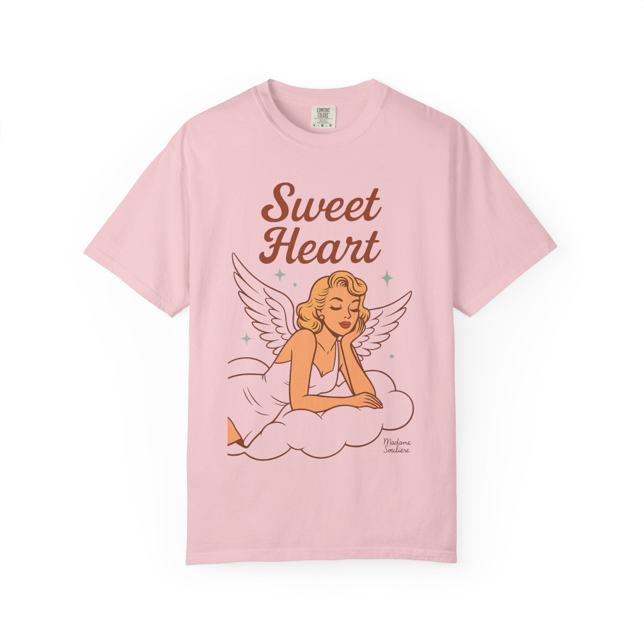 Sweet Heart – Retro Angel Vintage T-Shirt