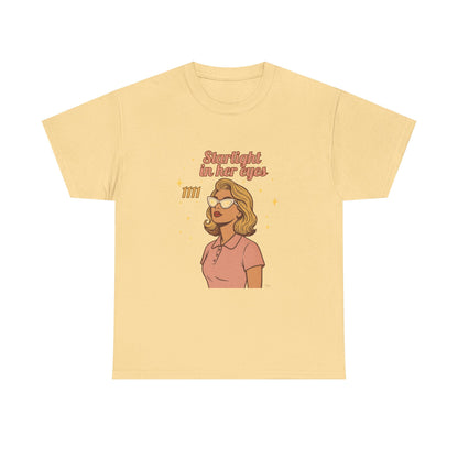 Starlight in Her Eyes – 1111 Angel Number Retro T-Shirt | Unisex Spiritual Vintage Tee - Madame Soulière
