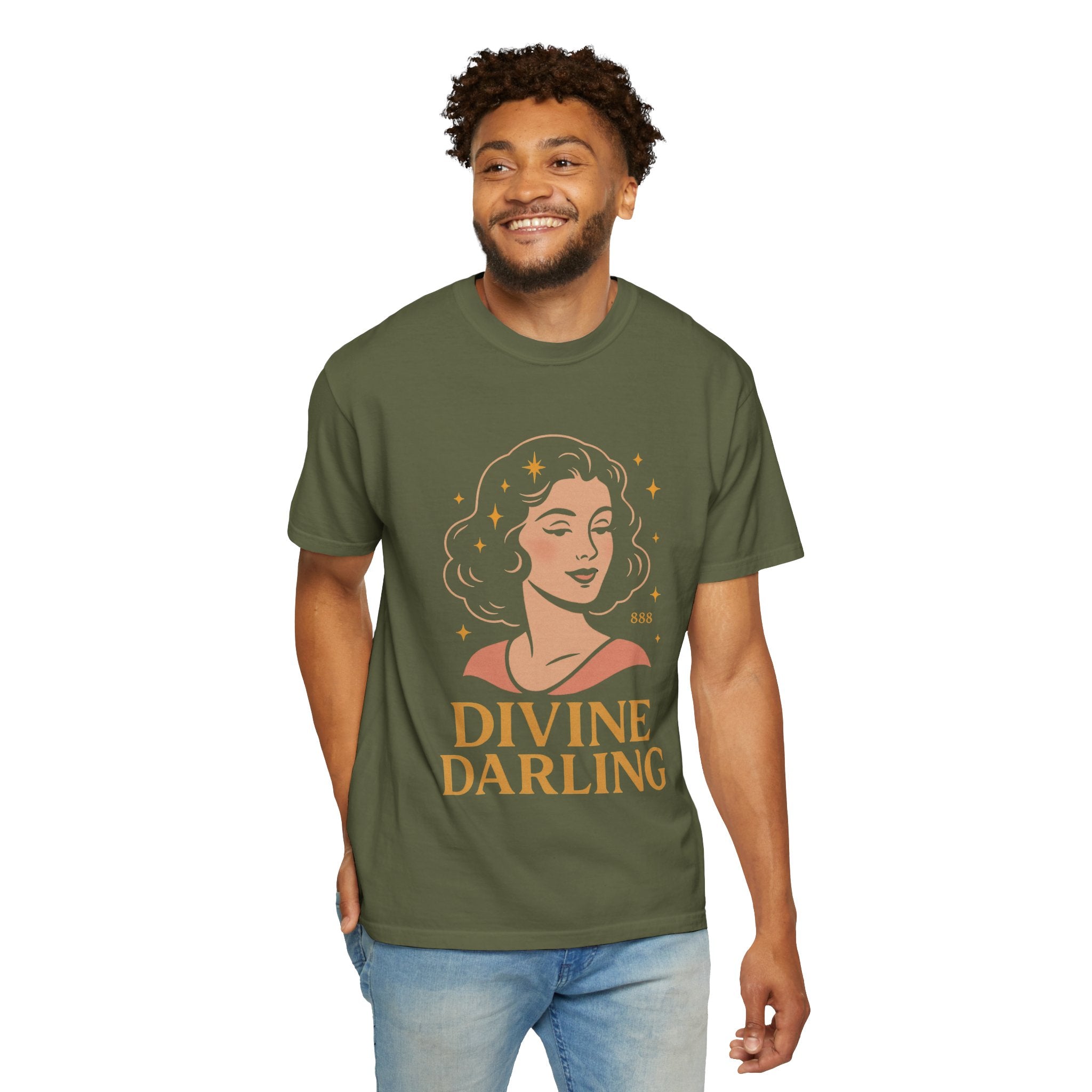 Divine Darling – Retro Pin-Up Vintage T-Shirt