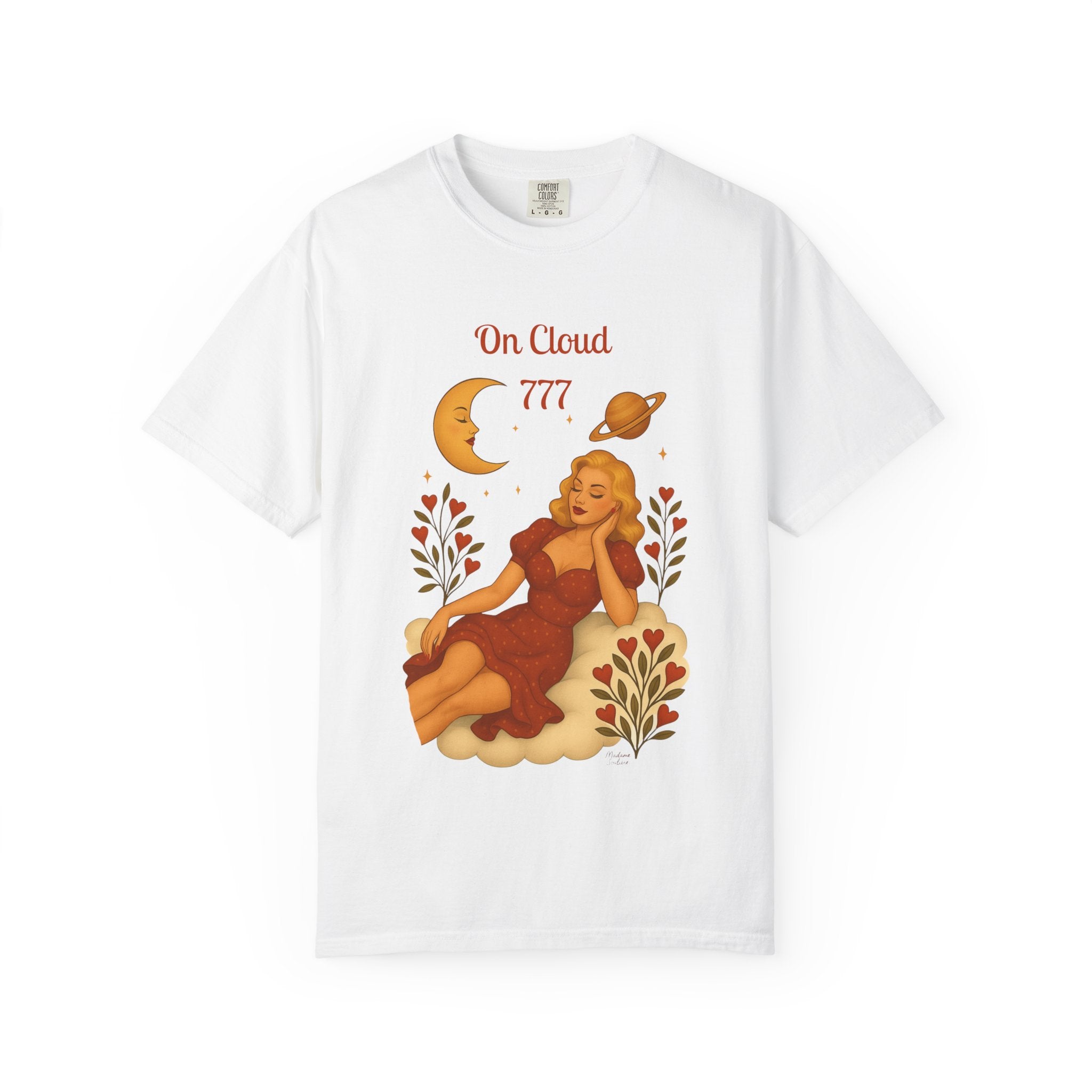 On Cloud 777 – Retro Divine Feminine Vintage T-Shirt