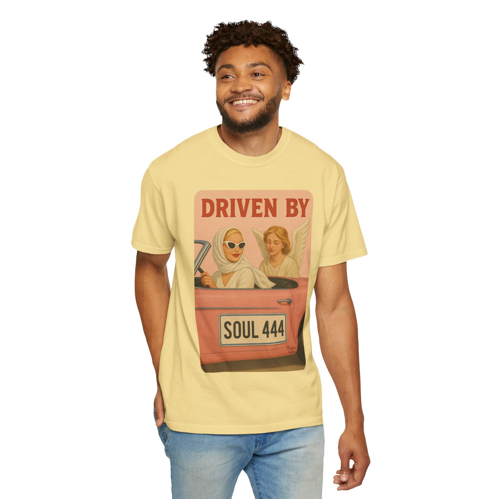 Driven by Soul 444 Graphic T-Shirt – Spiritual Retro Angel Number Unisex Tee