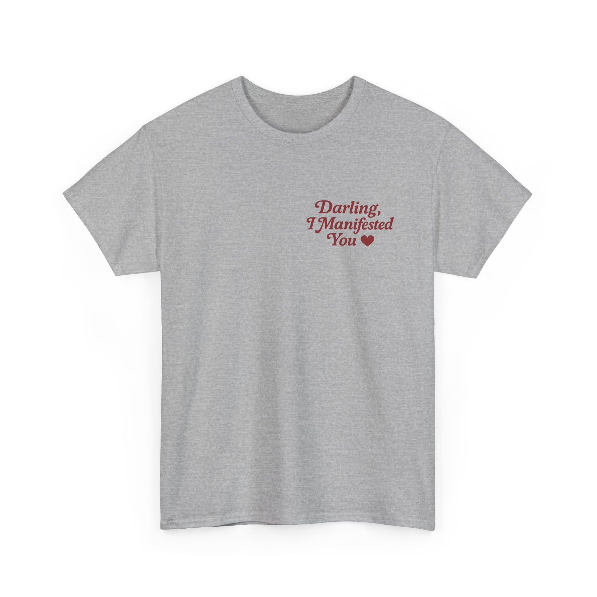 Darling, I Manifested You – Retro Mini Graphic Tee | Unisex Vintage Spiritual Shirt - Madame Soulière