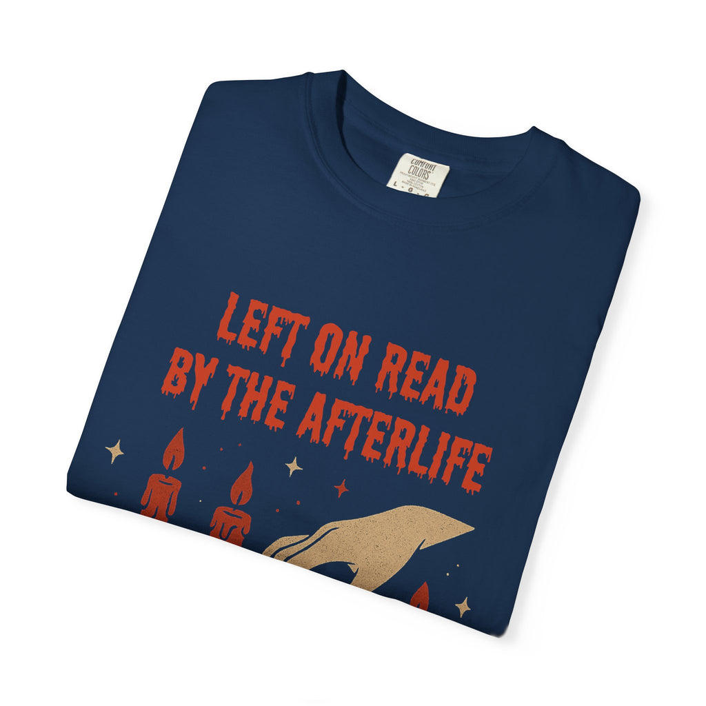 Left on Read by the Afterlife – Vintage Halloween Unisex T-Shirt