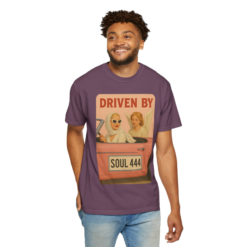 Driven by Soul 444 Graphic T-Shirt – Spiritual Retro Angel Number Unisex Tee
