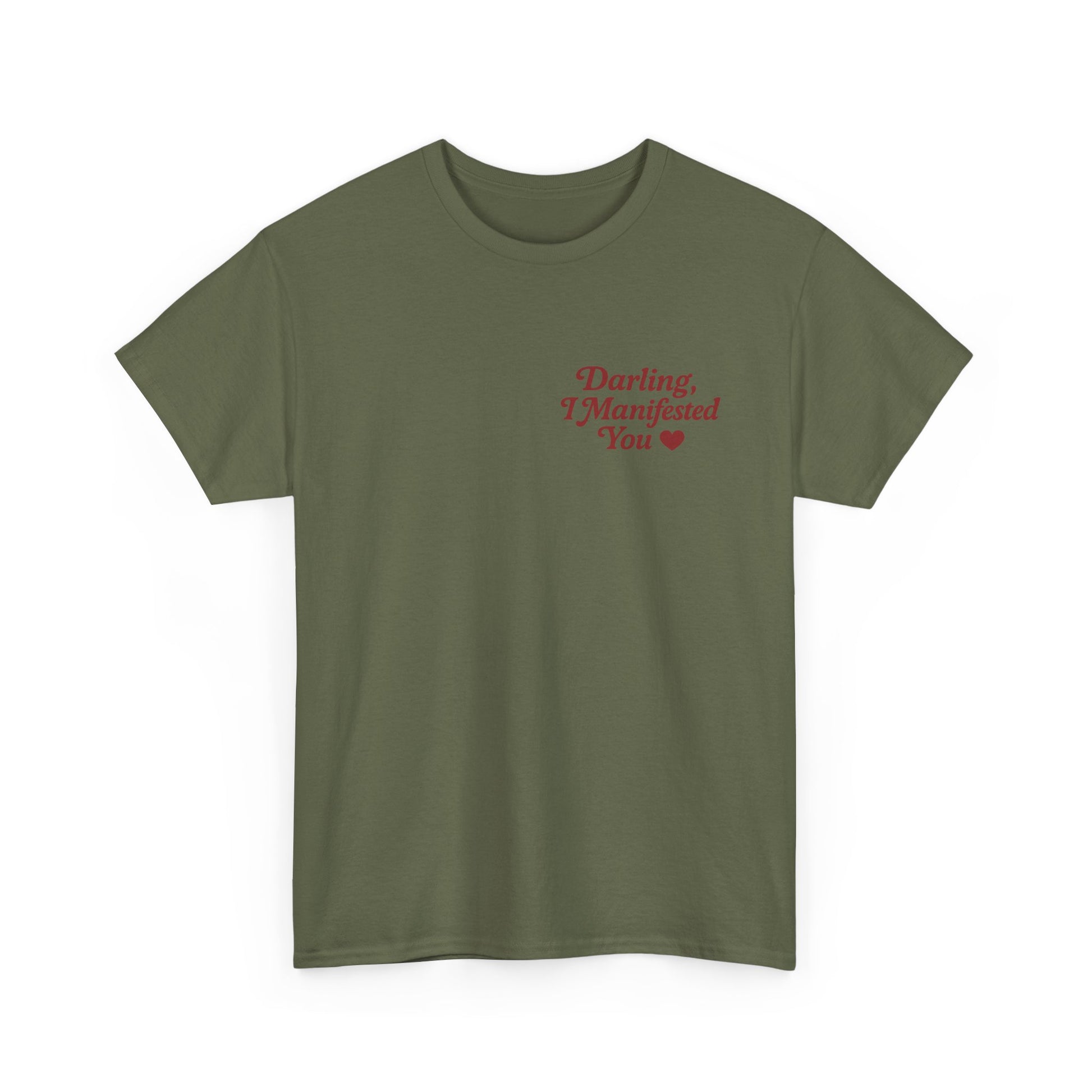 Darling, I Manifested You – Retro Mini Graphic Tee | Unisex Vintage Spiritual Shirt - Madame Soulière