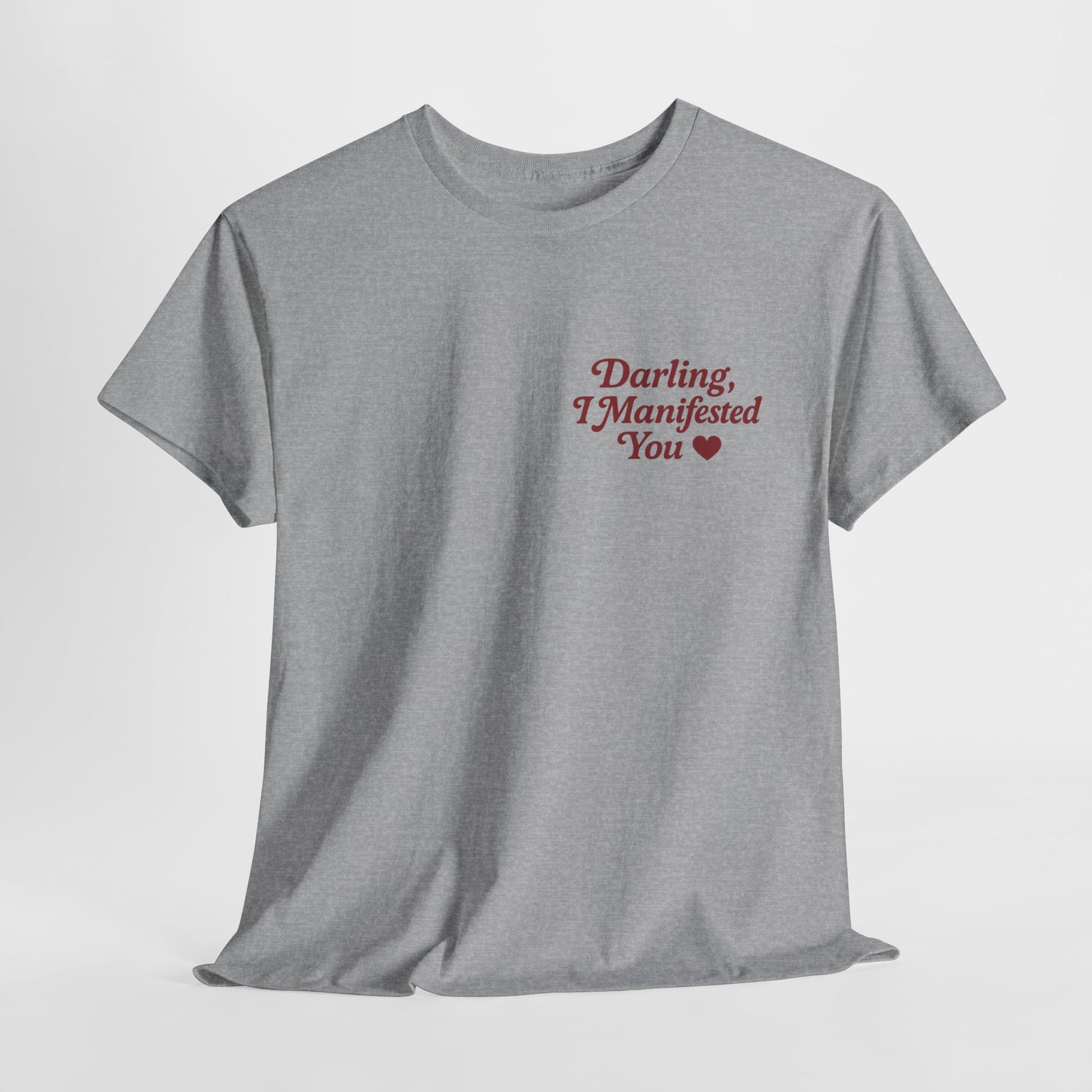 Darling, I Manifested You – Retro Mini Graphic Tee | Unisex Vintage Spiritual Shirt - Madame Soulière