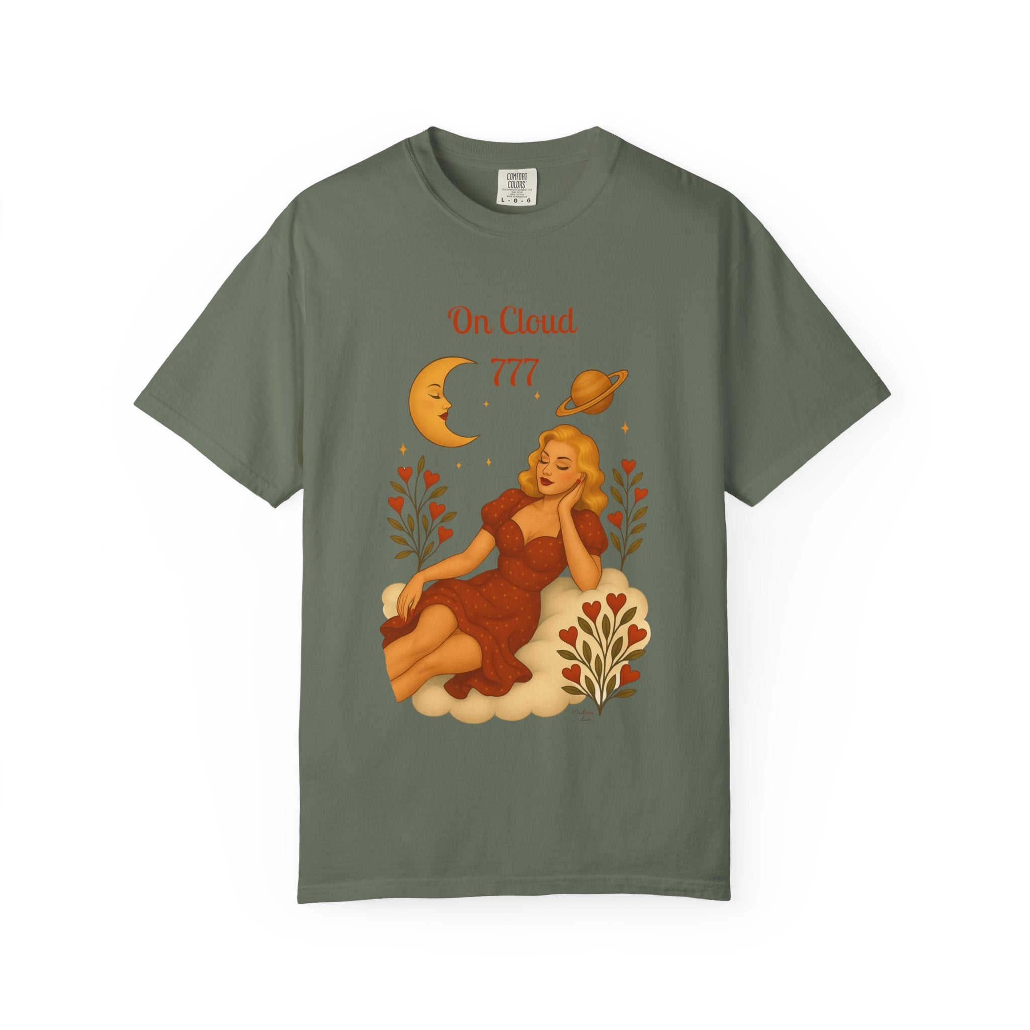 On Cloud 777 – Retro Divine Feminine Vintage T-Shirt