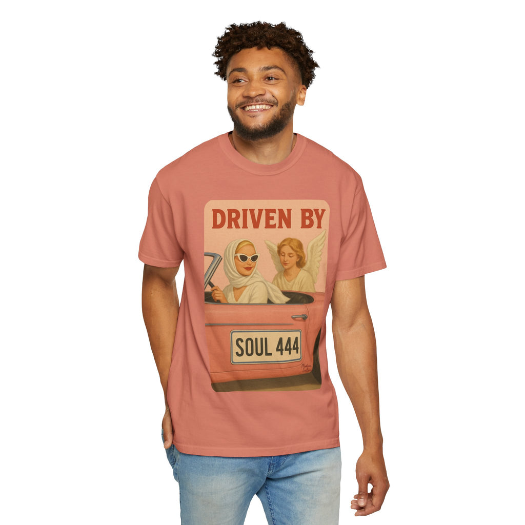 Driven by Soul 444 Graphic T-Shirt – Spiritual Retro Angel Number Unisex Tee