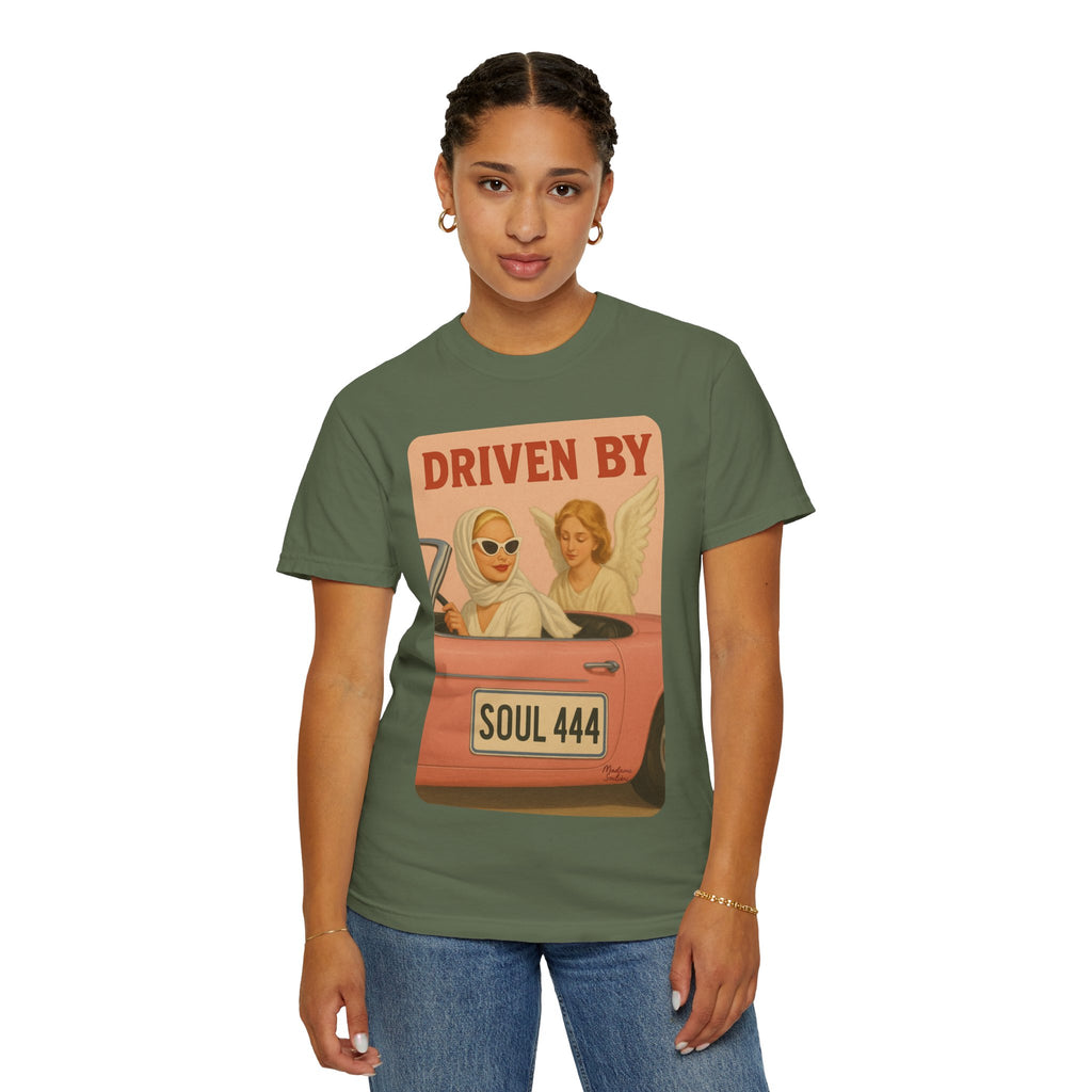 Driven by Soul 444 Graphic T-Shirt – Spiritual Retro Angel Number Unisex Tee