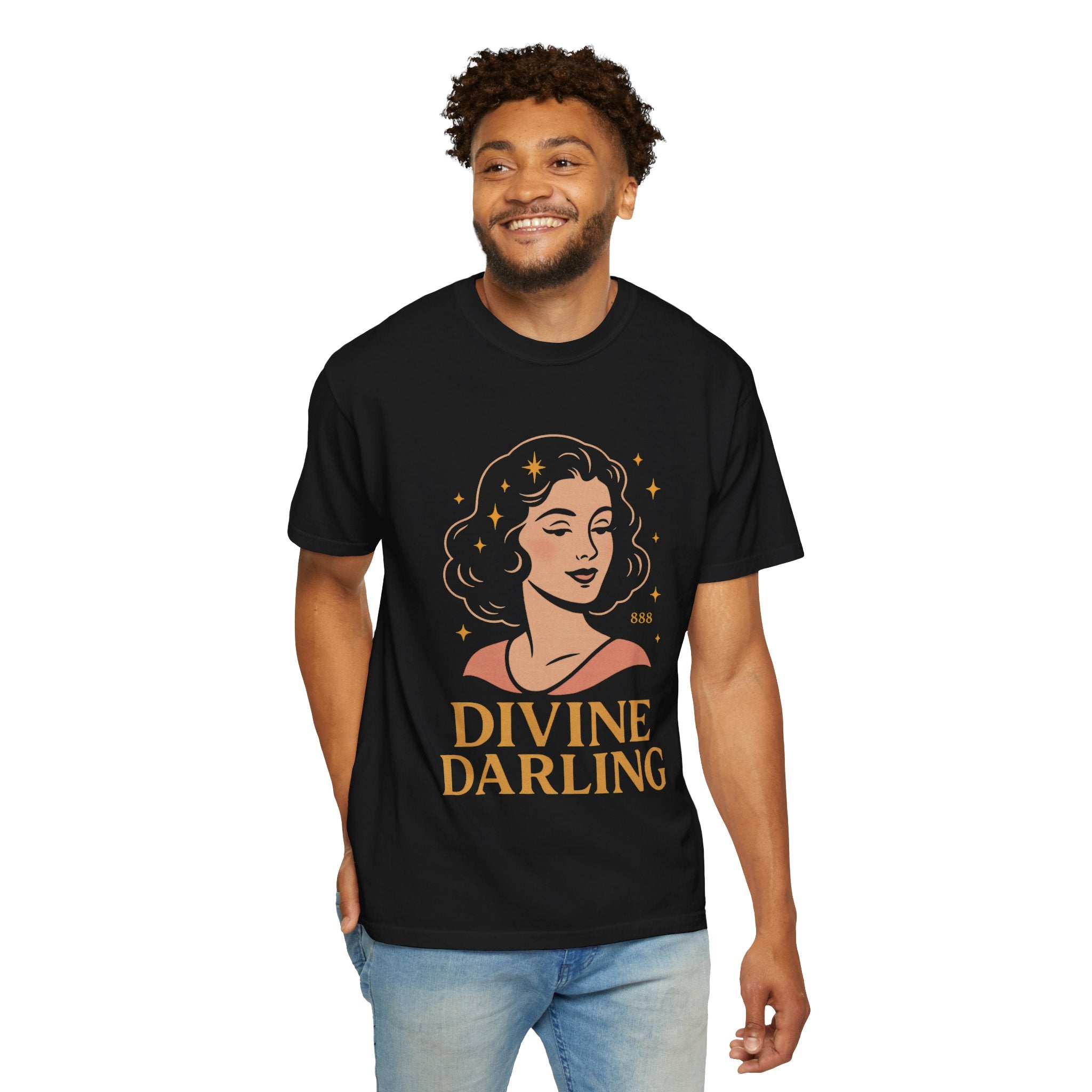 Divine Darling – Retro Pin-Up Vintage T-Shirt