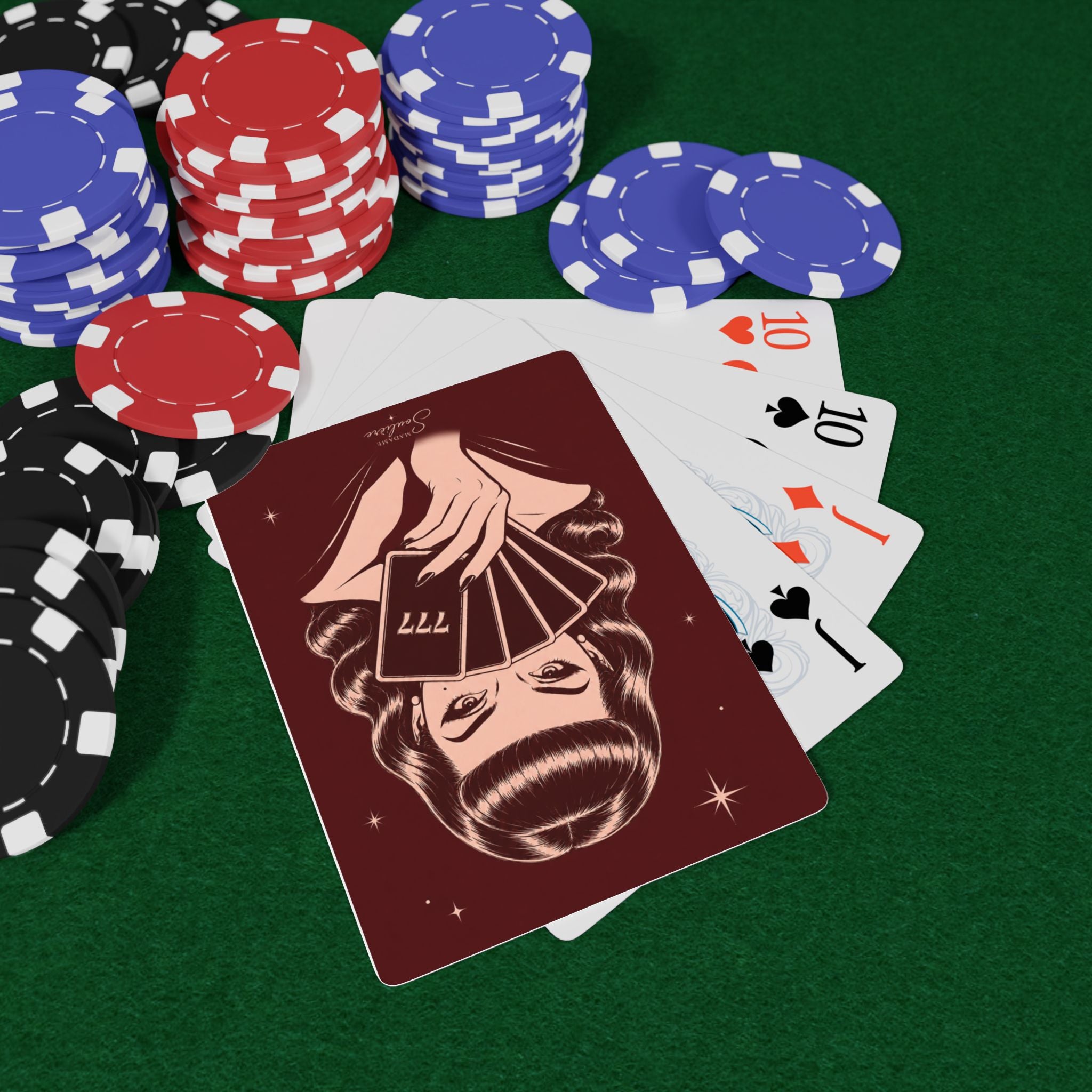 Vintage Femme Fatale Poker Playing Cards — Retro Pinup Deck