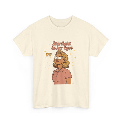 Starlight in Her Eyes – 1111 Angel Number Retro T-Shirt | Unisex Spiritual Vintage Tee - Madame Soulière
