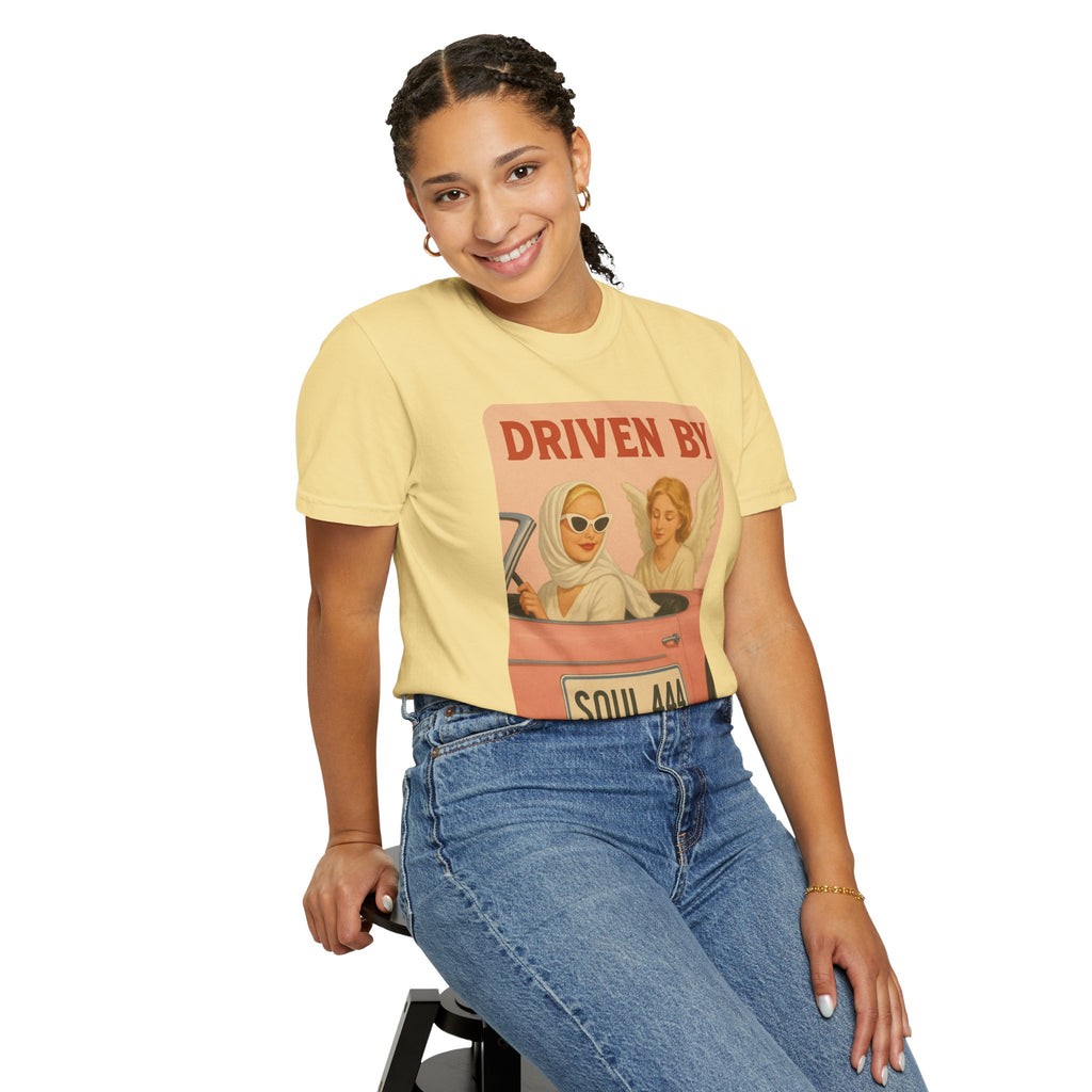 Driven by Soul 444 Graphic T-Shirt – Spiritual Retro Angel Number Unisex Tee