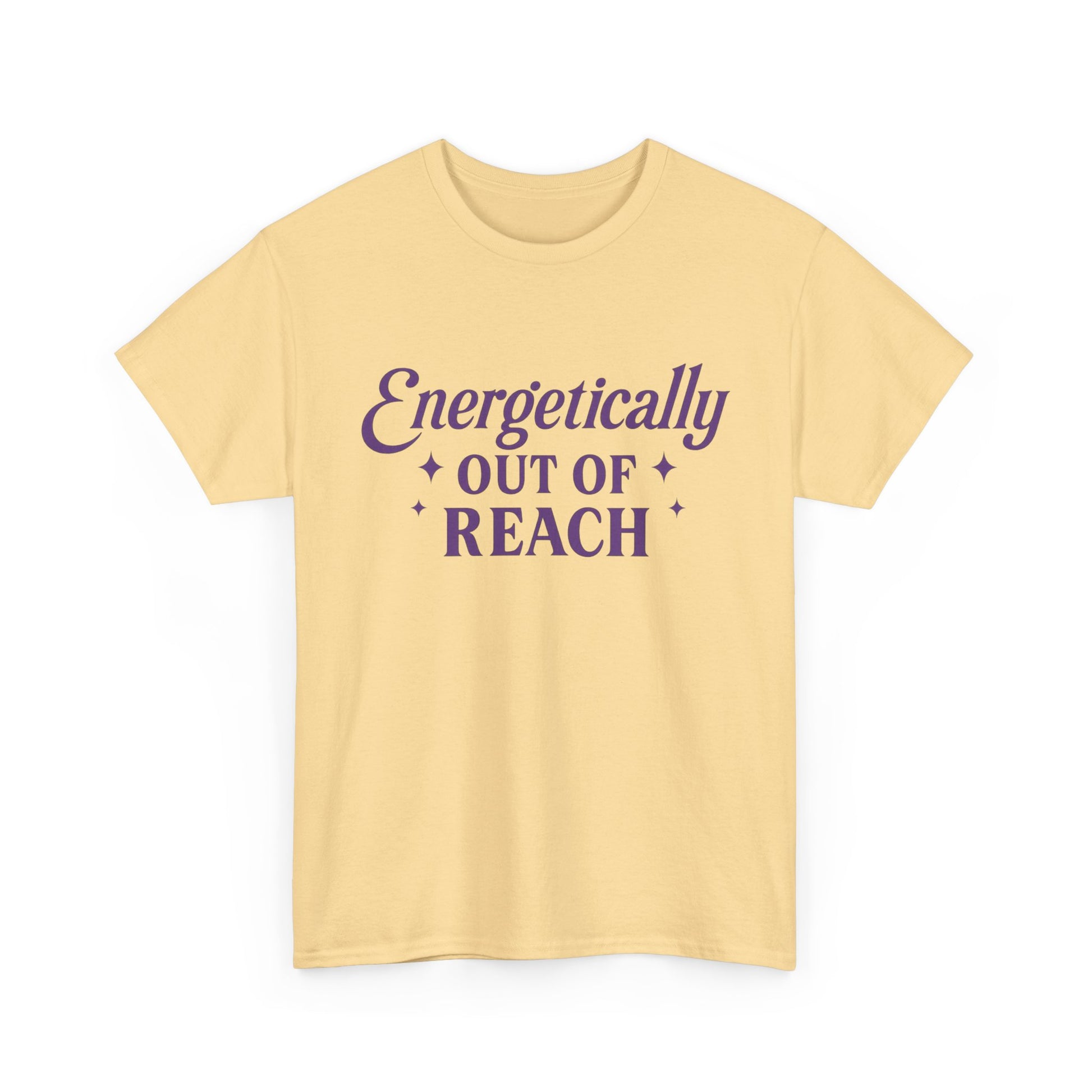 Energetically Out of Reach Unisex T-Shirt – Retro Vintage Graphic Tee, Spiritual Pin Up Shirt, Aesthetic Cosmic Vibes Top - Madame Soulière