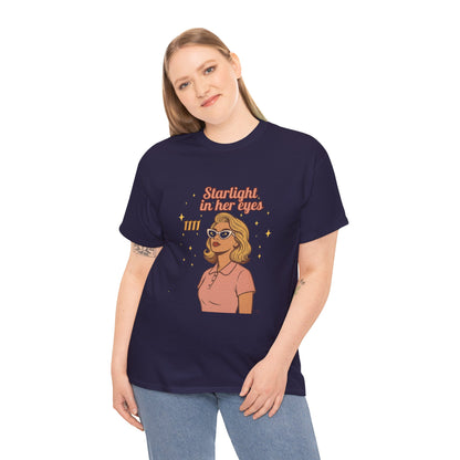 Starlight in Her Eyes – 1111 Angel Number Retro T-Shirt | Unisex Spiritual Vintage Tee - Madame Soulière