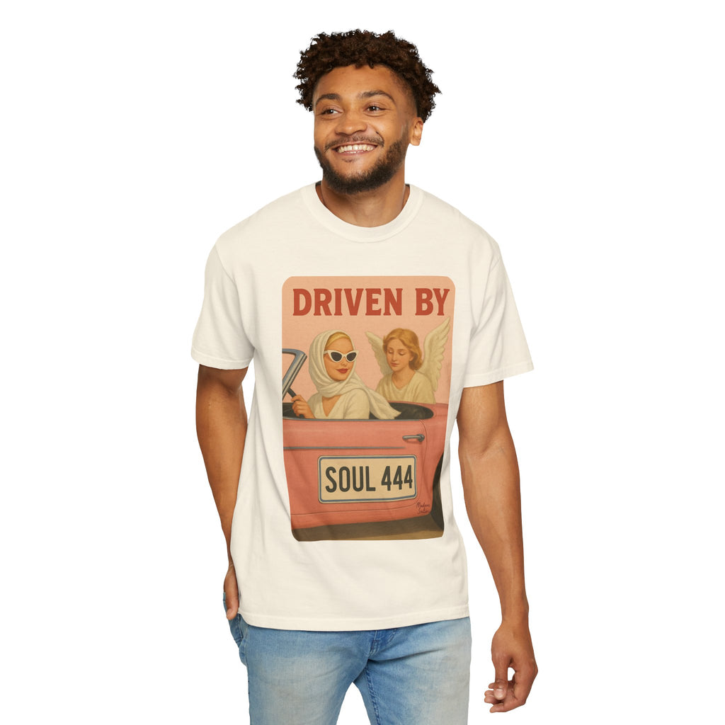 Driven by Soul 444 Graphic T-Shirt – Spiritual Retro Angel Number Unisex Tee
