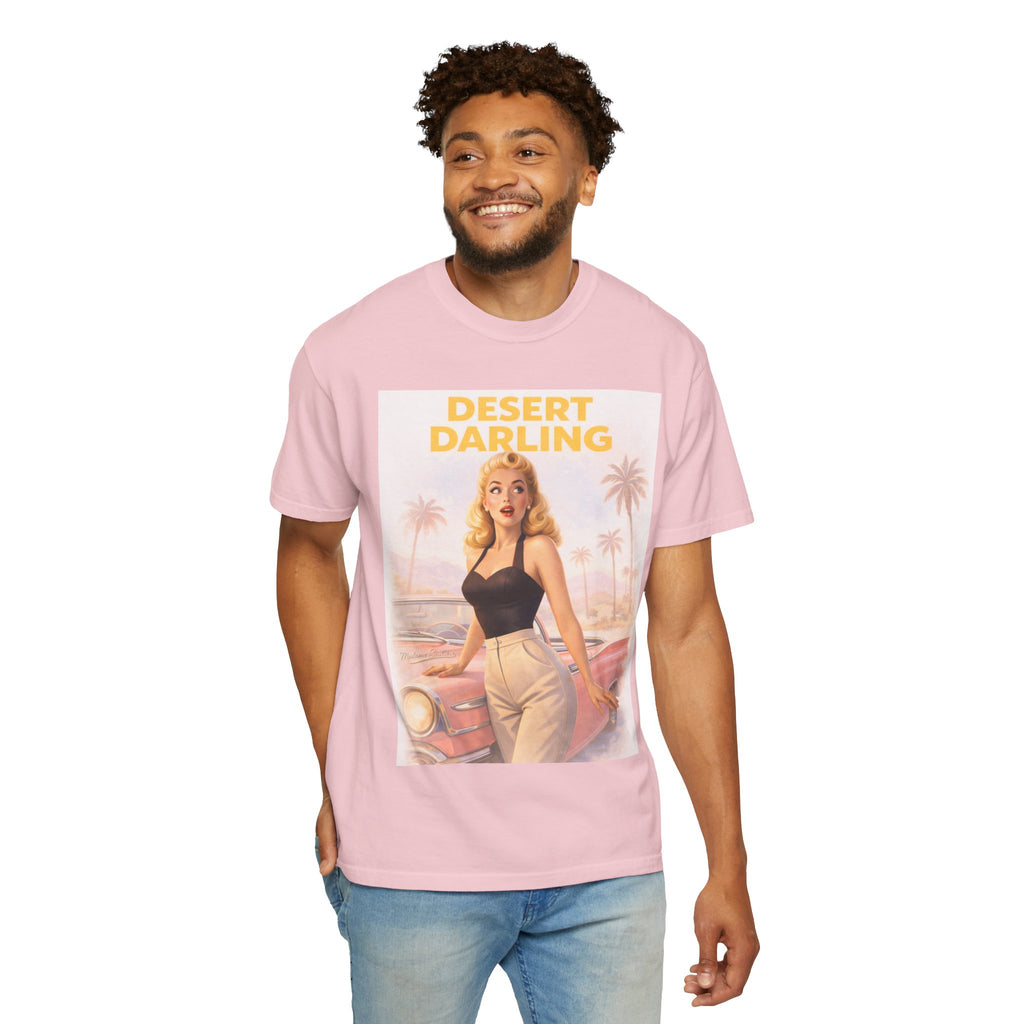 Desert Darling – Retro Pin-Up Graphic T-Shirt
