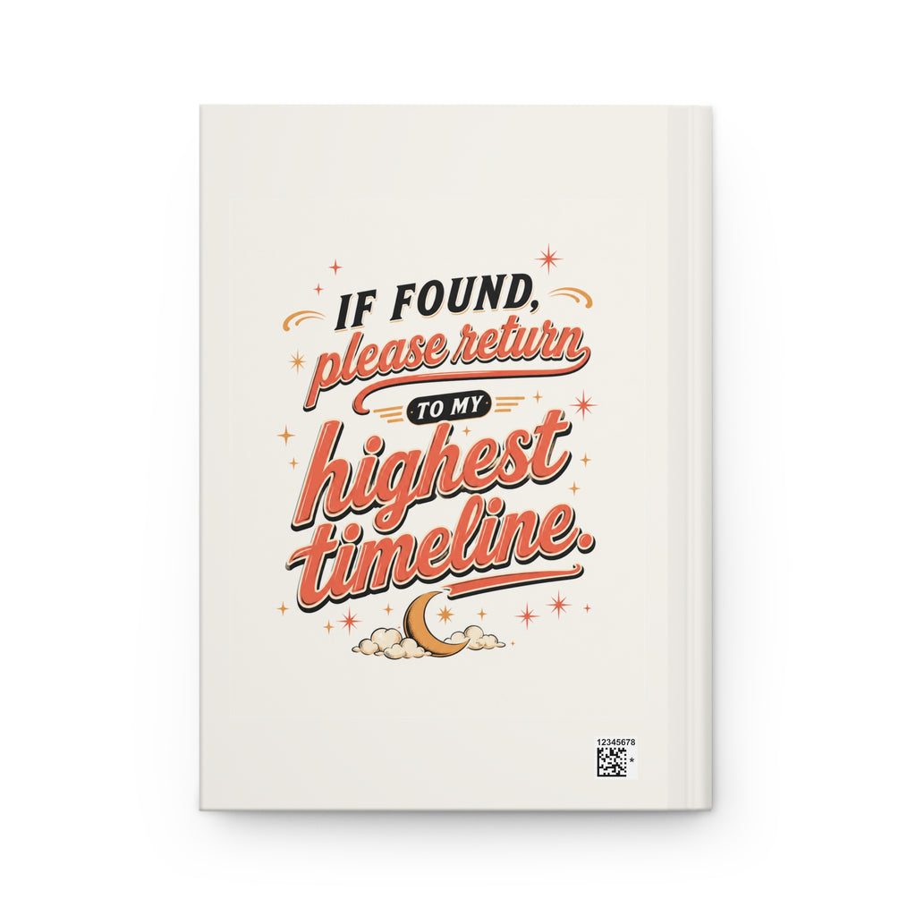 Manifesting Journal — "Sorry, I Was Manifesting" Hardcover Notebook