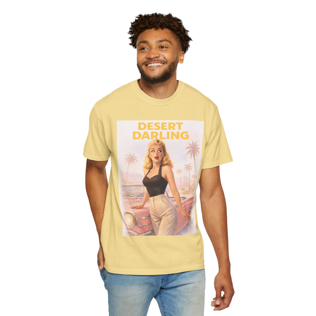 Desert Darling – Retro Pin-Up Graphic T-Shirt
