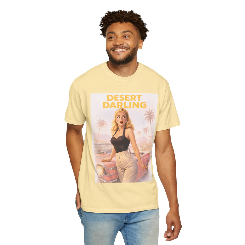 Desert Darling – Retro Pin-Up Graphic T-Shirt