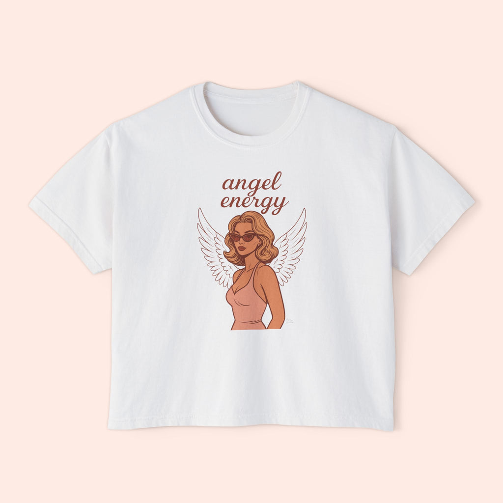 Angel Energy – Retro Pin-Up Vintage Boxy T-Shirt
