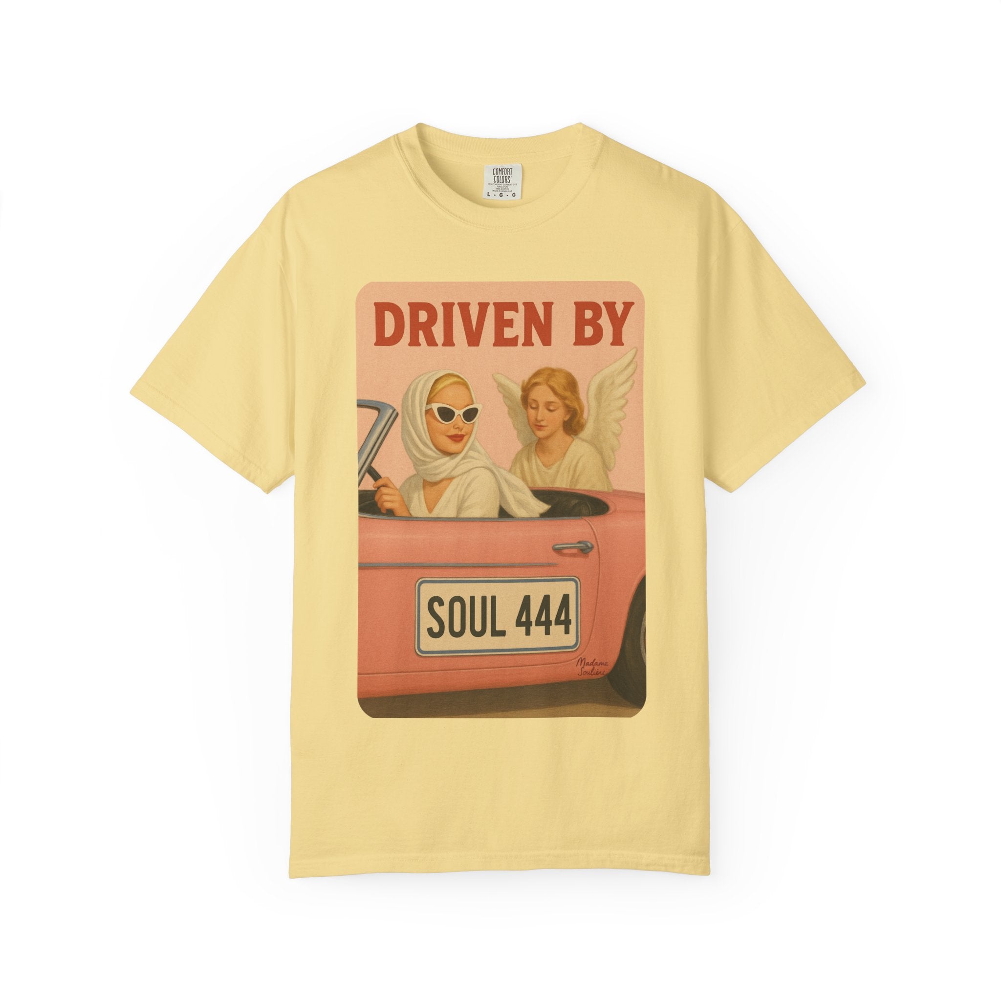 Driven by Soul 444 Graphic T-Shirt – Spiritual Retro Angel Number Unisex Tee