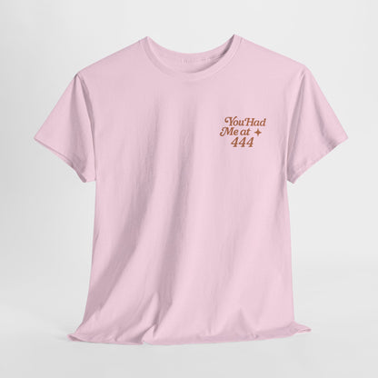 You Had Me at 444 – Retro Angel Number Mini Graphic Tee | Unisex Vintage Spiritual Shirt - Madame Soulière