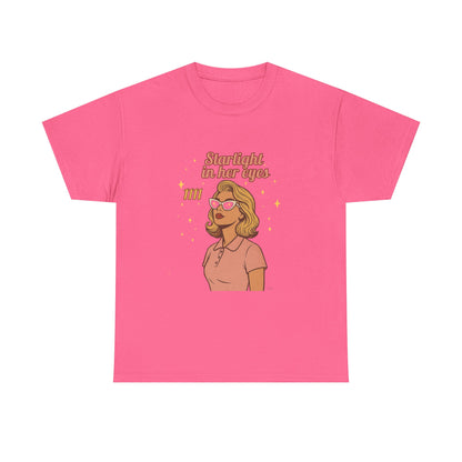 Starlight in Her Eyes – 1111 Angel Number Retro T-Shirt | Unisex Spiritual Vintage Tee - Madame Soulière